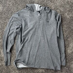 Travis Mathew Gray Hoodie Sweatshirt